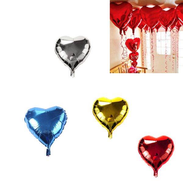 Balónek srdce / nafukovací balónek, 45 cm – 4 barvy