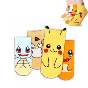 Barevné ponožky / veselé ponožky pokémon – 4 barvy