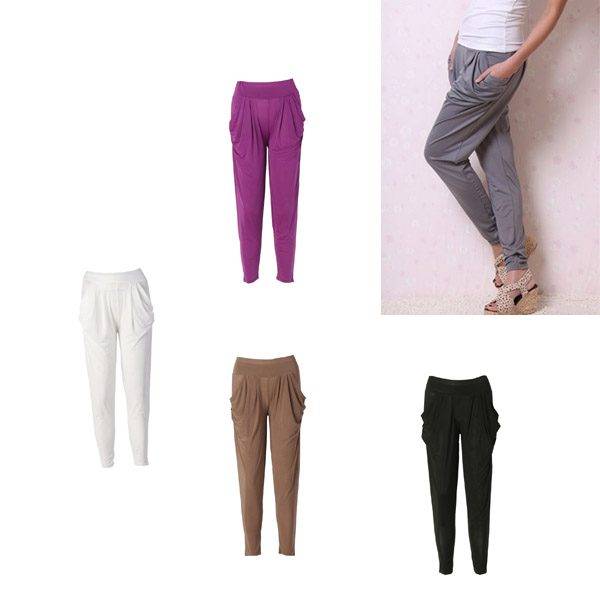 Dámské kalhoty / harémové tepláky, univerzální velikost – 5 barev