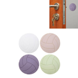 Dveřní zarážka / silikonový tlumič nárazu, styl míč – 4 barvy