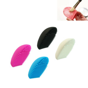Kosmetická pomůcka na čištění štětců / brushegg silikonový – 4 barvy