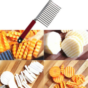 Kráječ brambor na chipsy / vroubkovaný nůž