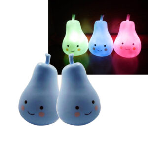 LED lampa / noční světlo pro děti, styl hruška – 3 barvy