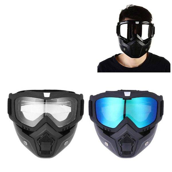 Maska na lyže / lyžařské brýle, 2v1 – 2 barvy