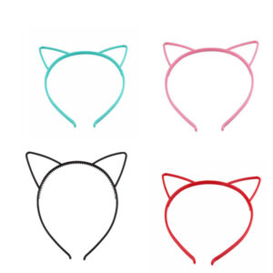 Ozdoba do vlasů / čelenka kočičí uši – 4 barvy
