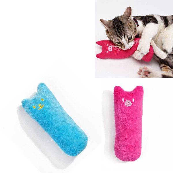 Pískací hračka pro kočku / plyšák pro psa – 2 barvy