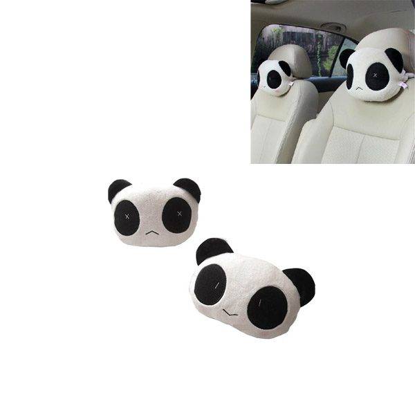 Polštář do auta / cestovní polštářek panda, 26 x 18 cm – náhodná varianta