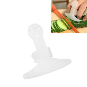 Pomocník do kuchyně / plastový chránič prstů při krájení, styl smajlík