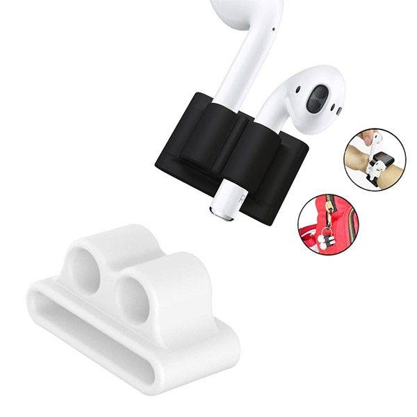 Silikonový držák na bezdrátová sluchátka / pouzdro na sluchátka – 2 barvy