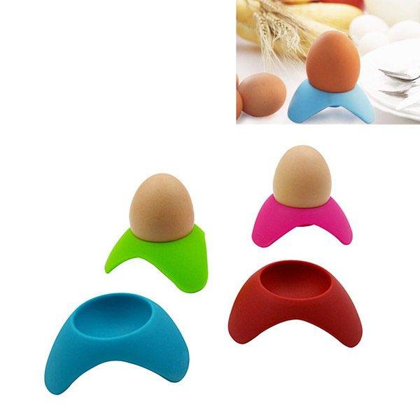 Silikonový držák na vejce / stojan na vajíčko – náhodná barva