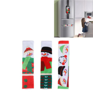 Vánoční dekorace do kuchyně / obal na madlo spotřebičů – 3 ks