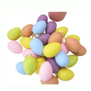 Velikonoční dekorace / plastová vajíčka, 12 ks v balení
